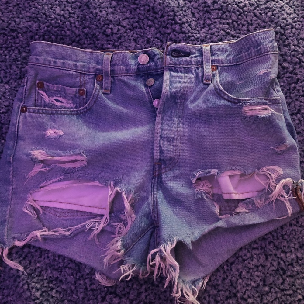 Levi 501 jean shorts.